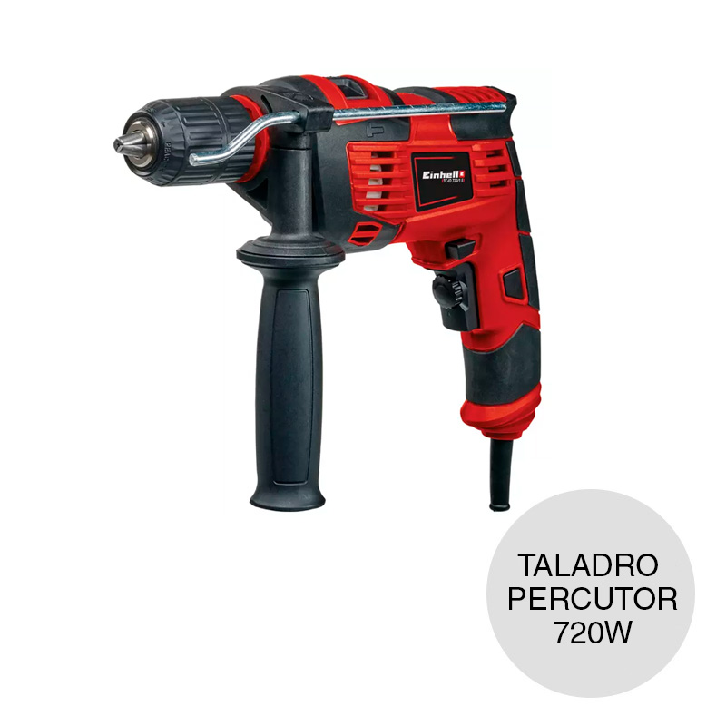 Taladro percutor TC-ID 720w 2800rpm mandril 13mm
