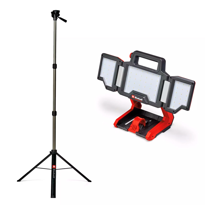 Set reflector led inalambrico 3000lm mas tripode 85mm - 1.70m