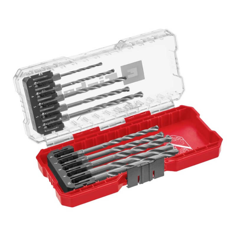 Set mechas p/piedra y hormigon S-Case caja x 10 piezas