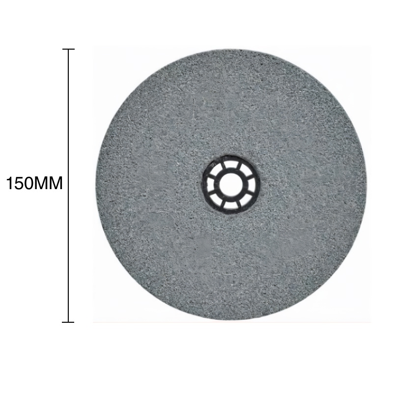 Disco desbaste piedra de afilar fino ø 12.7mm x 16mm ø 150mm grano 60