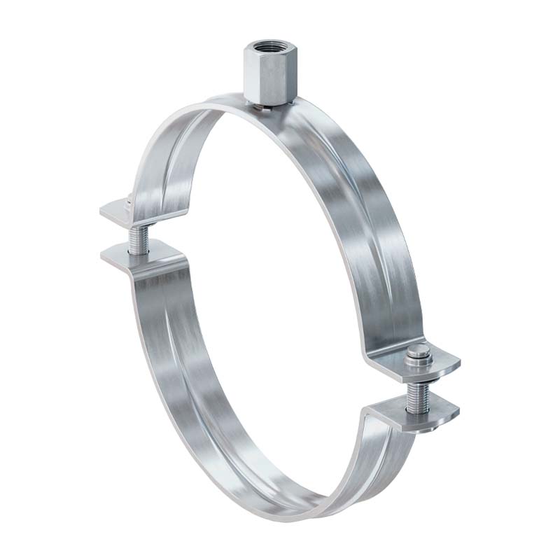 Abrazadera sin aislacion FRSN 50-56 acero zincado M8/M10 pack x 50u