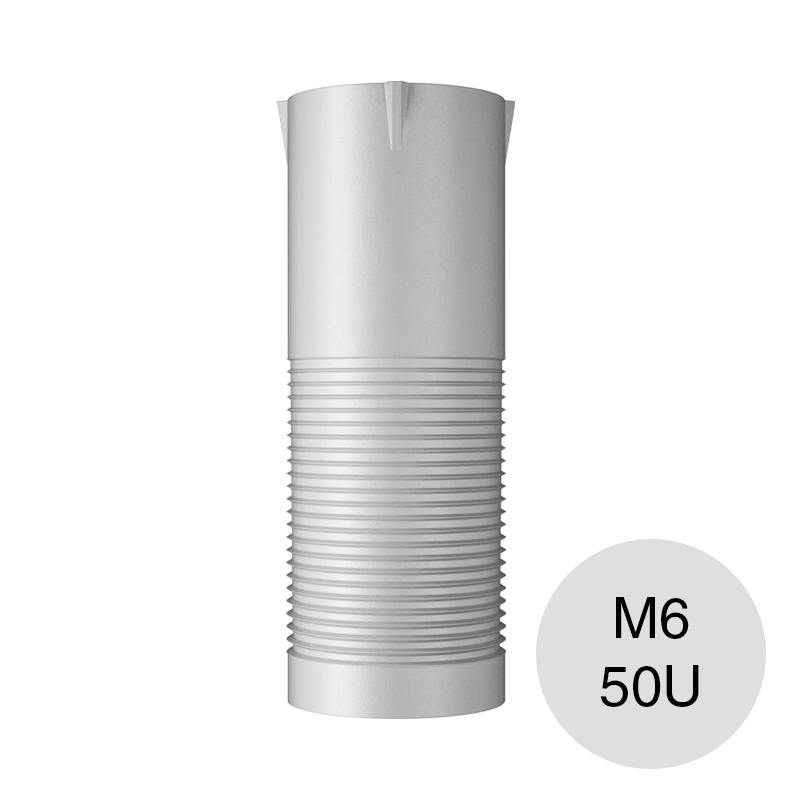 Anclaje taco expansion M 6 nylon ø 12mm x 40mm caja x 50u