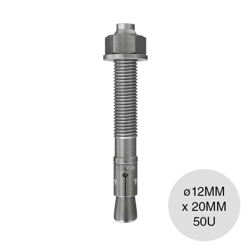 Bulon anclaje de perno FBN II ø 12mm x 20mm caja x 50u
