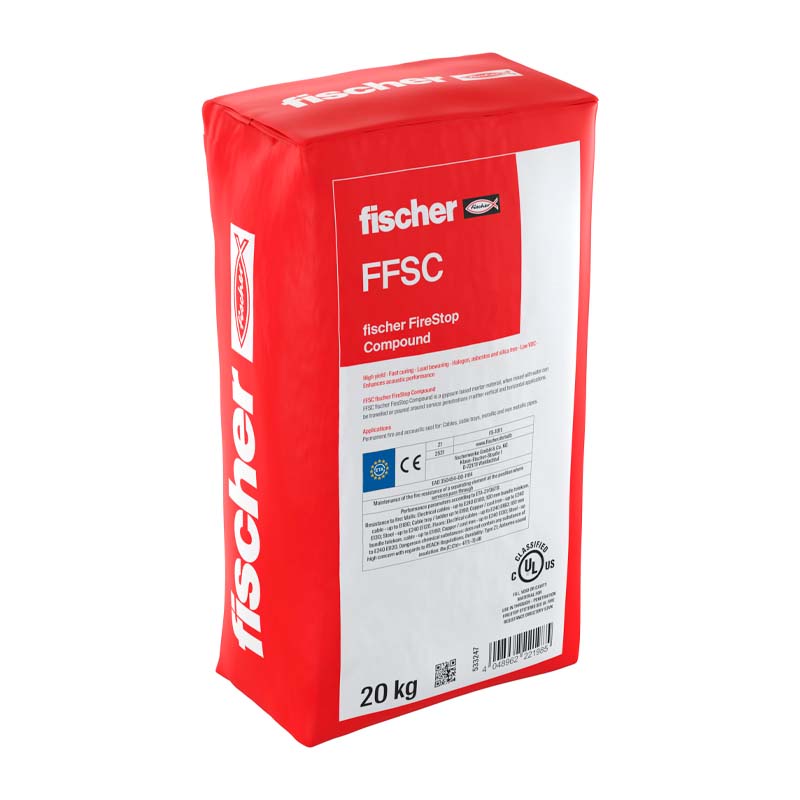 Mortero cortafuego Firestop FFSC bolsa x 20kg
