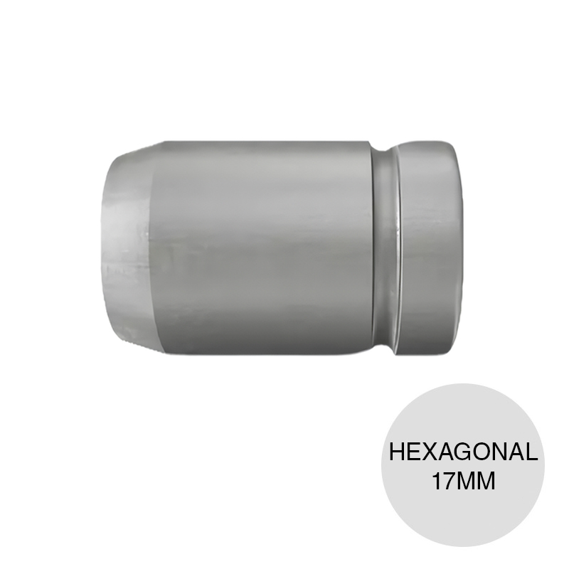 Boquilla hexagonal SW encastre 1/2" x 17mm