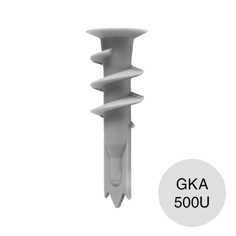 Taco tarugo nylon GKA autoroscante placa yeso caja x 500u