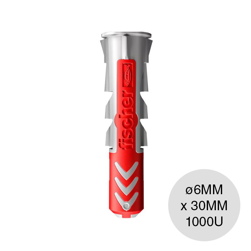 Taco tarugo DuoPower bicomponente ø 6mm x 30mm caramelera x 1000u