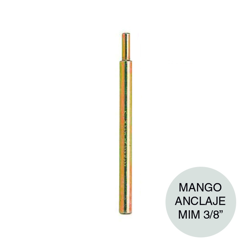 Mango broca anclaje taco expansion metalico MIM 3/8"