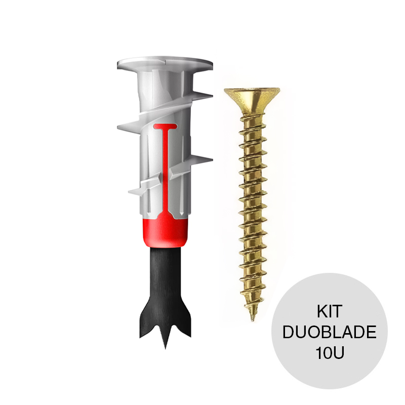 Kit tarugo fijacion DuoBlade bicomponente + Tornillo TMF ø 4.5mm x 40mm bolsa x 10u