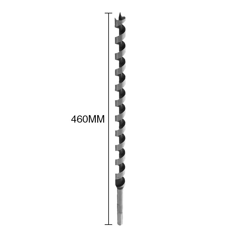 Mecha helicoidal p/madera encastre hexagonal ø 8mm x 460mm