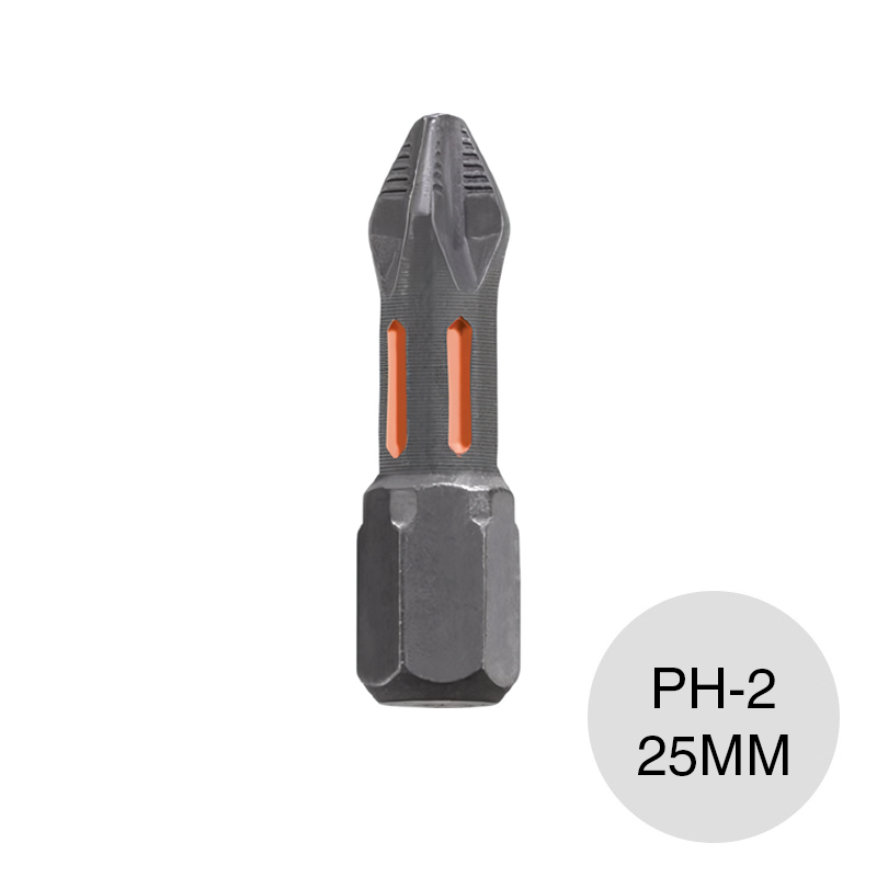 Punta atornillador phillips torsion PH-2 25mm blister x 2u