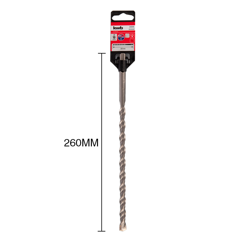 Mecha percutora HB4X SDS Plus 2 filos hormigon ø 10mm x 260mm