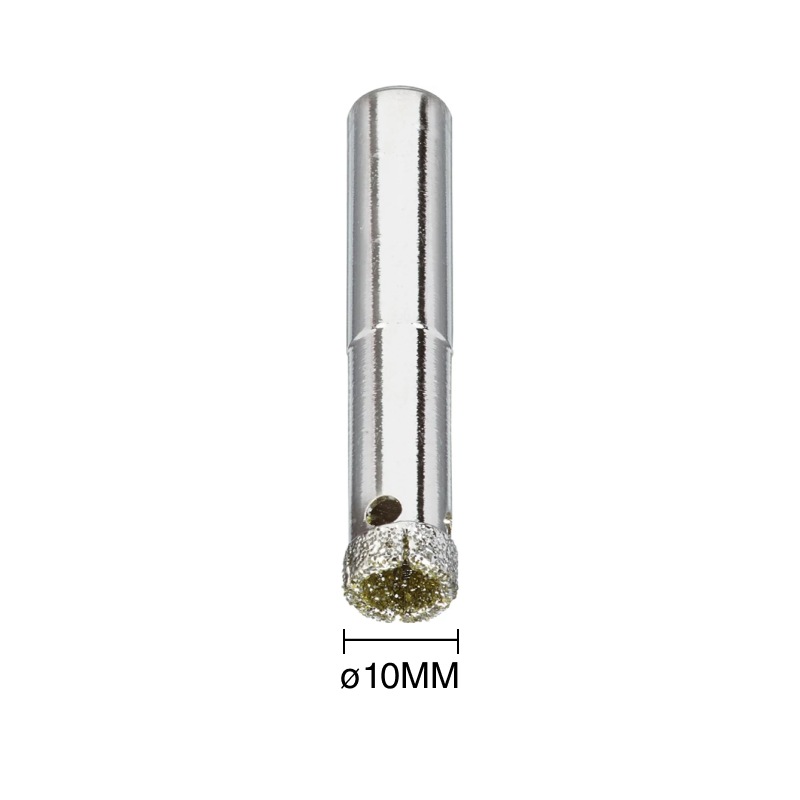 Sierra corona revestida de diamante p/corte humedo ø 10mm