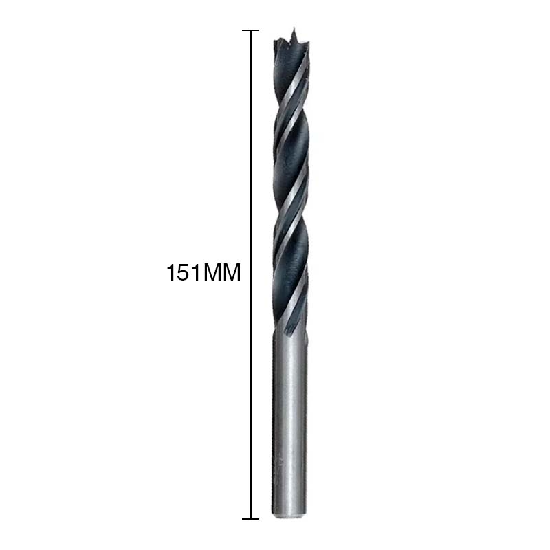 Mecha doble espiral p/madera encastre cilindrico ø 13mm x 151mm