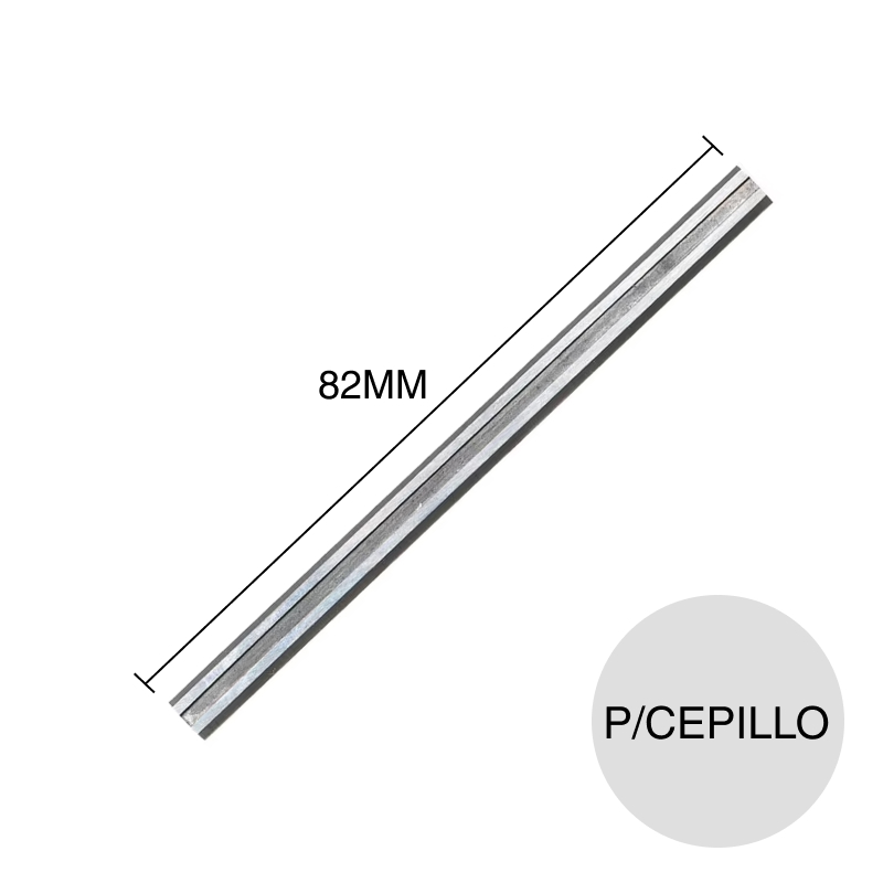 Cuchilla p/cepillo tungsteno 1.1mm x 5.5mm x 82mm