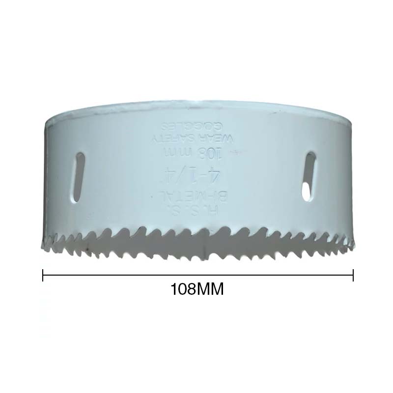 Sierra copa bimetal HSS ø 108mm