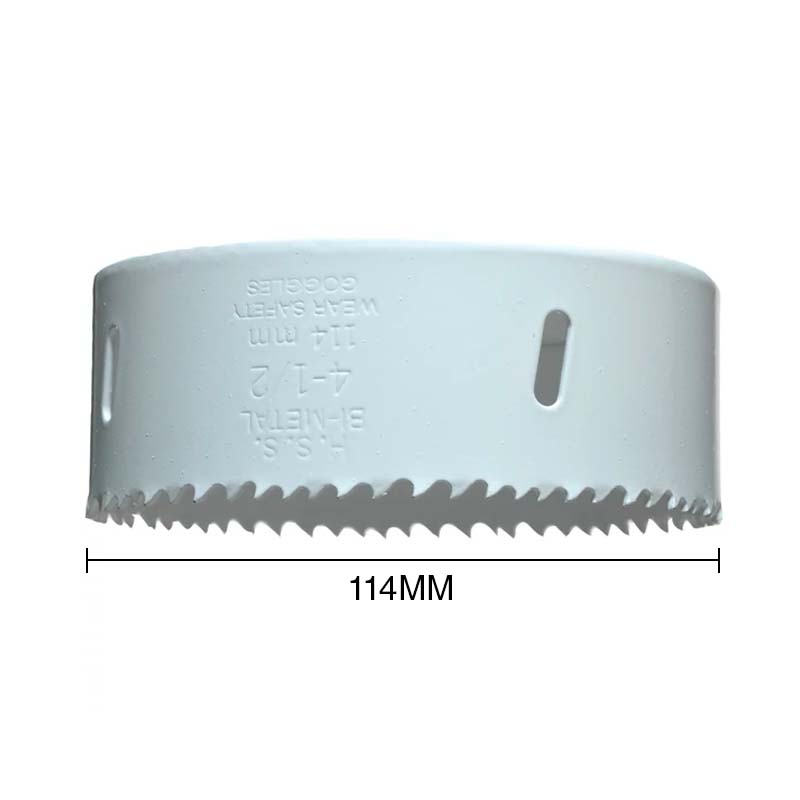 Sierra copa bimetal HSS ø 114mm