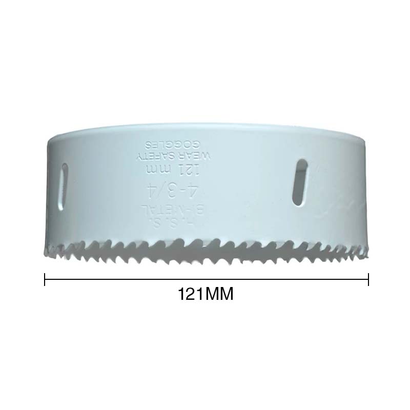Sierra copa bimetal HSS ø 121mm