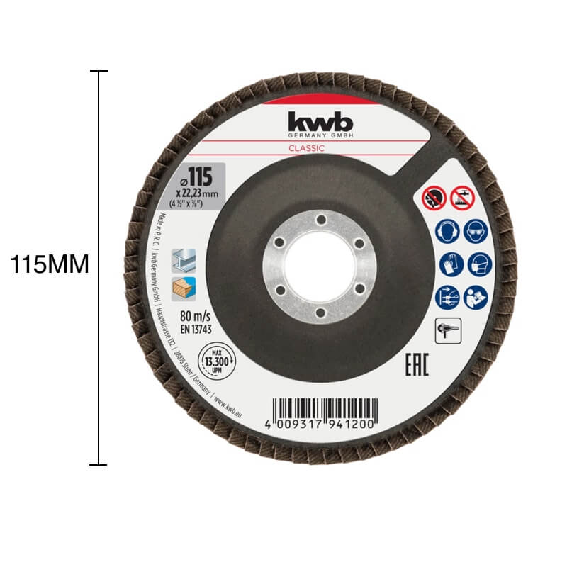 Disco Flap corindon Cut-Fix ø 115mm grano 60