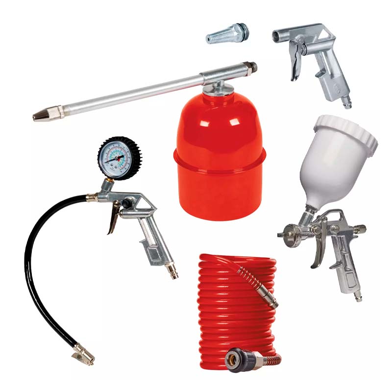 Accesorios compresor pack x 5 piezas