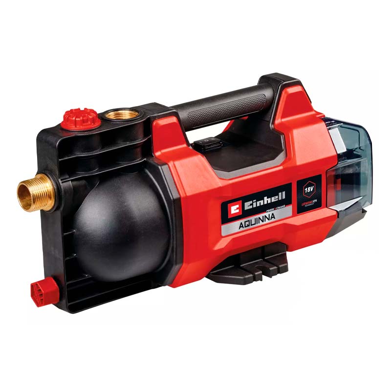 Bomba agua inalambrica p/jardin AQUINNA 18/28 18v 6m 2800l/h — imagen 1