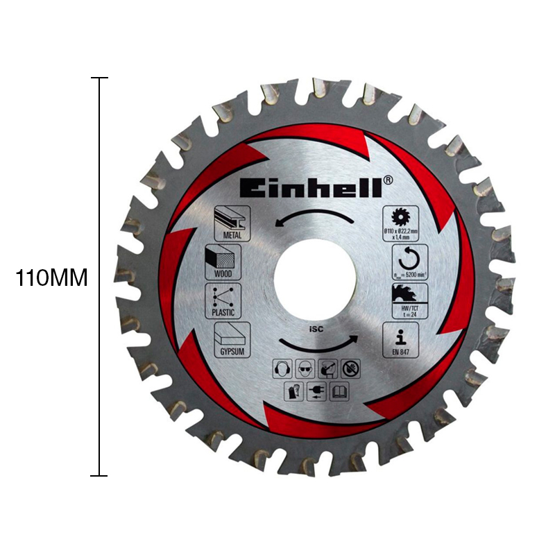 Disco sierra circular TE-XC 24D 1.40mm x ø 110mm