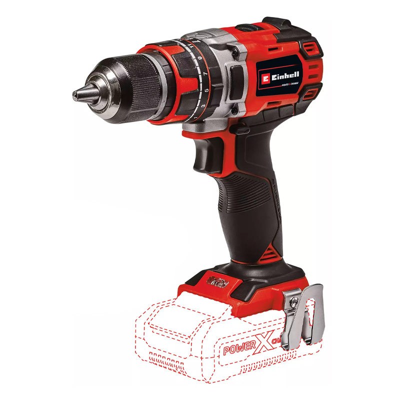Taladro atornillador percutor inalambrico TP-CD 18/50 Brushless 18v mandril 13mm
