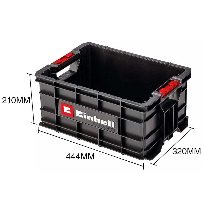 Caja apilable p/herramientas E-Case Toolbox 90kg