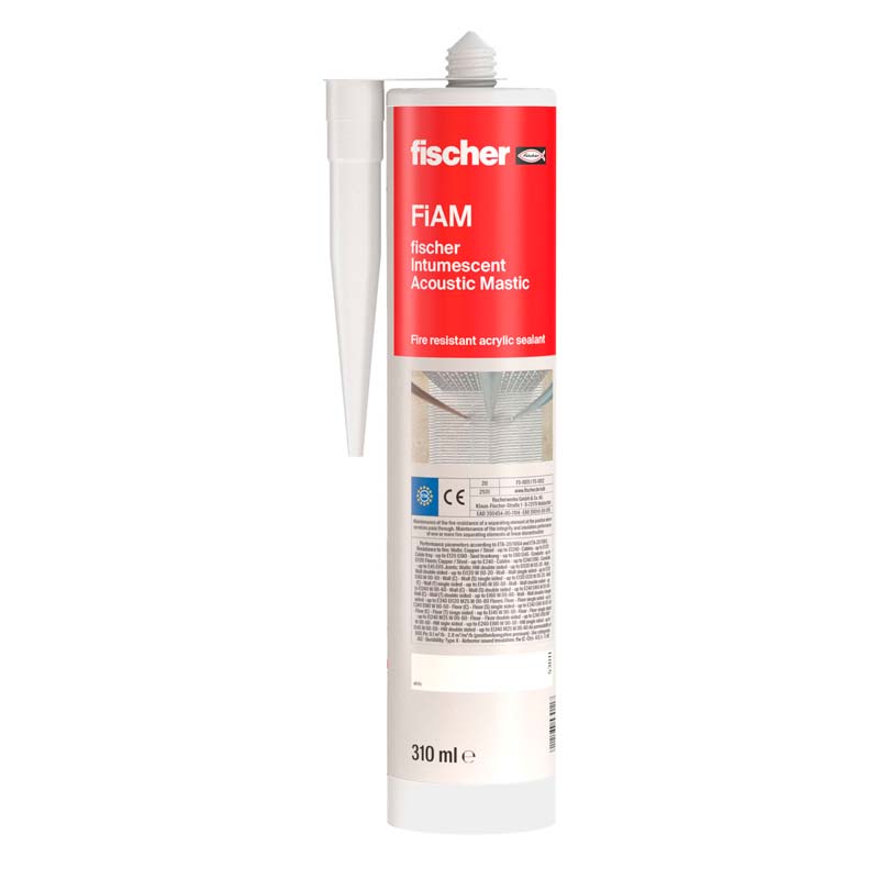 Masilla acrilica ignifuga FIAM cartucho x 310ml — imagen 1