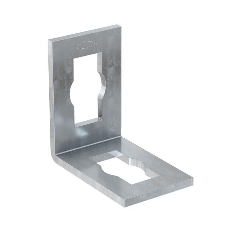 Angulo simple PFAF 2 acero galvanizado caja x 25u