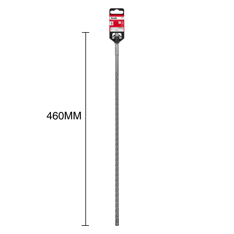 Mecha percutora HB4X SDS Plus 4 filos hormigon armado ø 10mm x 460mm