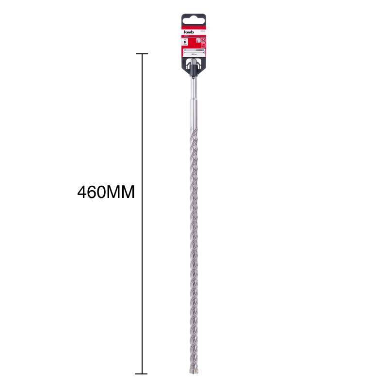 Mecha percutora HB4X SDS Plus 4 filos hormigon armado ø 14mm x 460mm