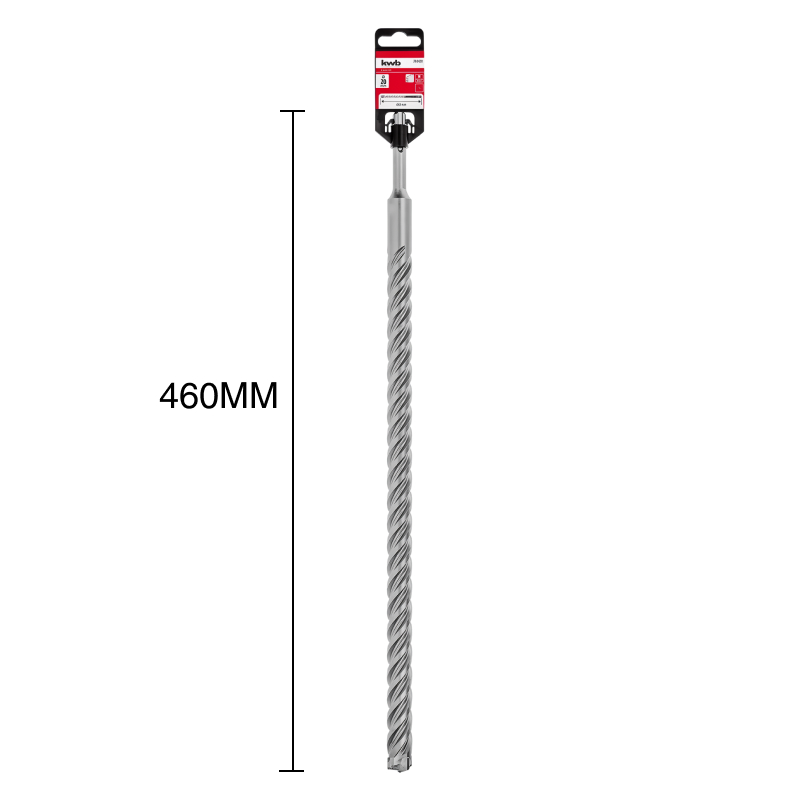 Mecha percutora HB4X SDS Plus 4 filos hormigon armado ø 20mm x 460mm