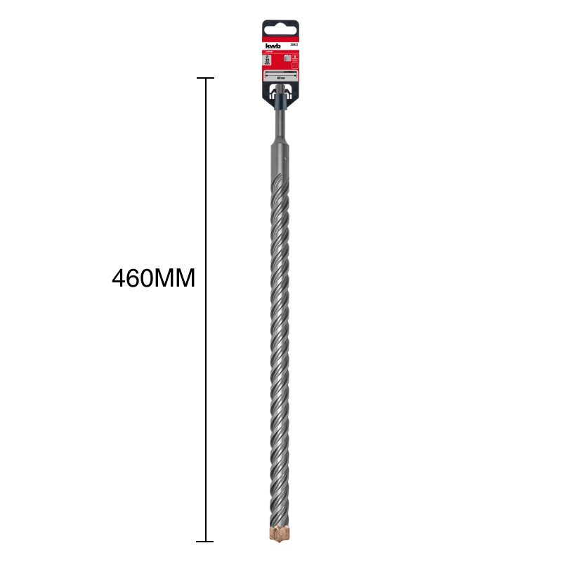 Mecha percutora HB4X SDS Plus 4 filos hormigon armado ø 22mm x 460mm