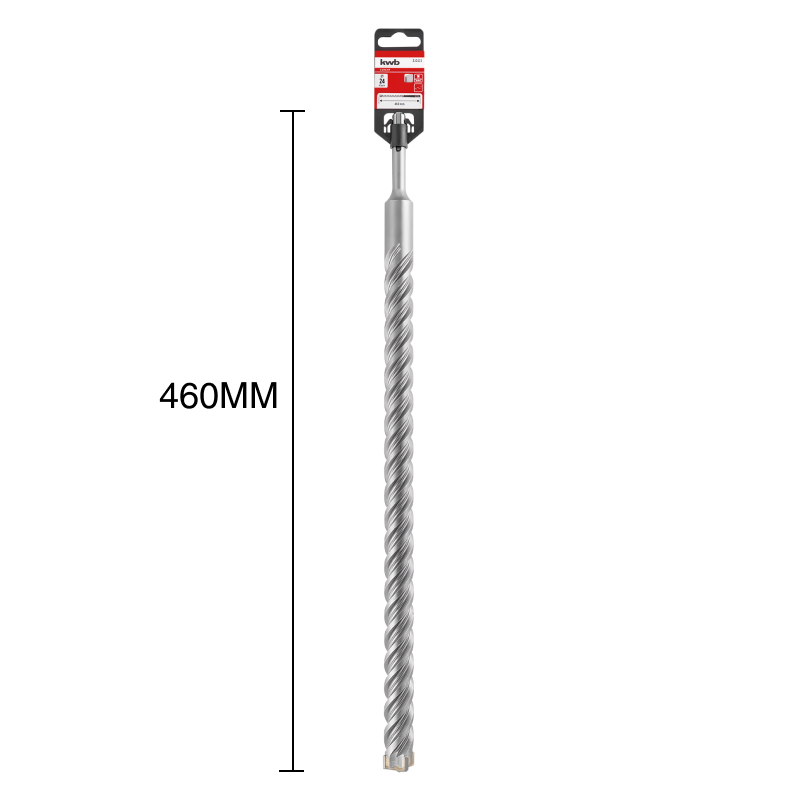 Mecha percutora HB4X SDS Plus 4 filos hormigon armado ø 24mm x 460mm