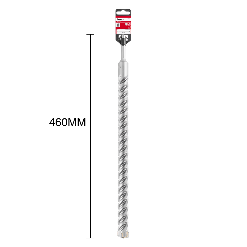 Mecha percutora HB4X SDS Plus 4 filos hormigon armado ø 28mm x 460mm