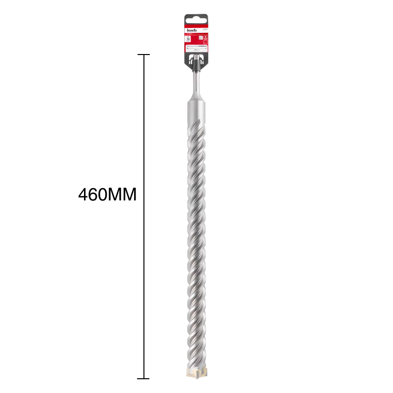 Mecha percutora HB4X SDS Plus 4 filos hormigon armado ø 30mm x 460mm