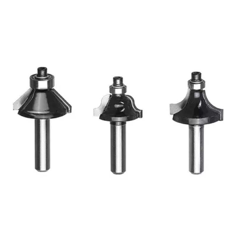 Fresa moldura p/fresadora 1/4" acero pack x 3 piezas — imagen 1