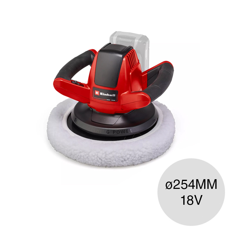 Pulidora p/automovil inalambrica CE-CB ø 254mm 18v 2500rpm